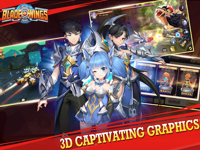 Blade & Wings: Future Fantasy 3D Anime MMORPG Game
