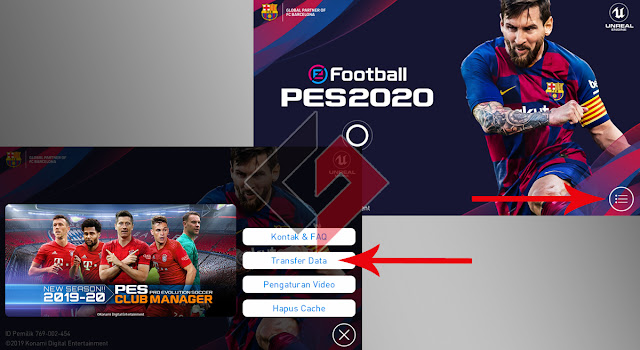 Cara Pasang Config PES 2020 Mobile dengan Multiple Account